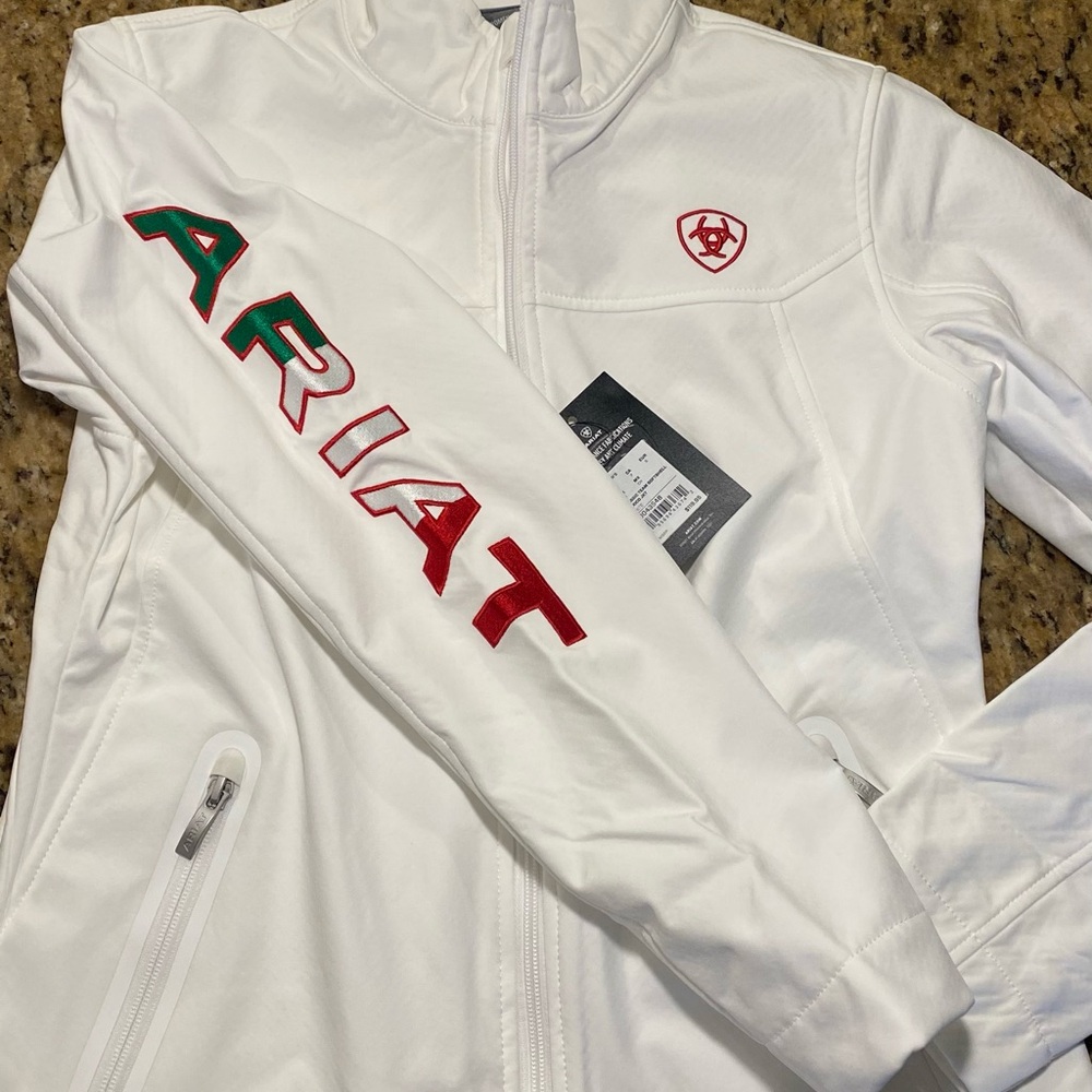 White Softshell Women's Jacket